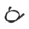 Cabo adaptador para farol de três furos do Kukirin G2 Pro DB (com conector preto) Cabo integrado Cabo de conexão do painel