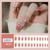 Dicas de Unhas com Pedras de Diamante Mais Vendidas no Tiktok, Arte de Unhas, Adesivos de Unhas Postiças, Unhas Longas Usáveis Feitas à Mão de Alta Qualidade Atacado