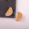 Pegatinas Acrílicas de Rodajas de Frutas Frescas de Verano Sandía Kiwi Granada Accesorios DIY Accesorios para el Cabello Materiales Hechos a Mano