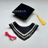 Bata de Doctor para Muñeca de 30cm Set de Sombrero de Doctor y Certificado Juguete de Peluche Muñeca Ropa de Doctor Sombrero Regalo de Graduación