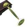 Fornecimento direto da fábrica recipiente de beleza de jade bastão massageador com rolo suporte de flores em liga de zinco recipiente de beleza de dupla face silencioso