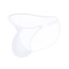 [Figura negra] Ropa interior sexy de triángulo deportivo transpirable y sin costuras de seda de hielo transparente ultrafina con horquilla alta para hombre