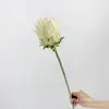 Flores artificiales cardo nórdico flores falsas decoración del hogar adornos de boda flor monarca aterciopelada arreglo floral flor individual fotografía