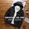 Abrigo de Algodón Grueso con Capucha y Forro de Polar para Hombre en Invierno, Chaqueta Versátil Cálida y Casual para Protección contra el Frío al Aire Libre