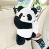 El reposacabezas y soporte lumbar para coche Blue Rain, con un lindo diseño de panda, proporciona un soporte cómodo para el cuello y la espalda, y es adecuado para todas las estaciones.