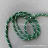 Cuerda Redonda de Poliéster con Núcleo Retorcido, Patrón de Puntos de Colores, 5mm de Espesor, Cuerda Miu Resistente al Desgaste para Tejido Hecho a Mano DIY, Colgante, Cinturón, Cuerda para Sombrero, Cordón