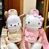 Taza térmica auténtica Sanrio, alto valor estético, adecuada para la escuela y el trayecto al trabajo, vaso de agua de gran capacidad, regalo lujoso