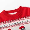 Atacado 2024 novo outono e inverno europeu e americano infantil suéter de Natal de desenho animado meninos e meninas bebê suéter de gola alta para usar por baixo