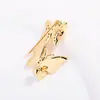 Broche de Borboleta em Madrepérola Exquisito, Novo Alfinete Anti-Exposição, Broche com Zircônia Microincrustada, Acessório de Alfinete de Lapela Pequeno Simples e Versátil