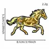 Patches bordados de animais selvagens camuflados patches de distintivo de cavalo selvagem de desenho animado elefante acessórios decorativos para roupas bordado de computador