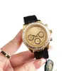Reloj para Hombre con Cronógrafo de Seis Pines, Reloj de Moda Versátil, Reloj de Cuarzo Resistente al Agua, Venta al por Mayor