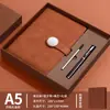 Set de caja de regalo para cuaderno, cuaderno personalizado de negocios, bolígrafo, unidad USB, exquisito y de alta gama, grabado personalizado, regalo para empresa