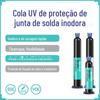 Cola de Cura UV Tátil Cola de Reforço de Terminal Cola de Fixação de Chip Cola Sem Marcas Proteção de Junta de Solda Digital Cola UV