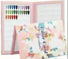 Libro de tarjetas de color para arte de uñas tablero de exhibición caja de tarjetas de color placa de color para esmalte de uñas pegamento libro de modelos de tarjetas Caja de uñas tipo enchufe empotrable