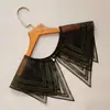 Gola Falsa de Renda Versátil Novo Estilo Xale Feminino Acabamento em Renda Decoração de Temperamento Rejuvenescedora Gola Lisa Lenço Pequeno Gola Falsa