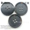 Botones de Resina de Alta Gama, Botones con Patrón Nuevo, Botones Decorativos para Trajes, Botones de Cuatro Agujeros para Abrigos y Gabardinas, Botones Redondos para Traje