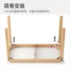 Juego de mesa y sillas de comedor con patas de madera maciza, diseño cuadrado moderno, estilo simple para salas de estar pequeñas, mesa cuadrada pequeña para uso doméstico