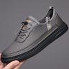Zapatos para Hombre Transfronterizos, Nuevo Estilo de Verano, Zapatos Deportivos y de Ocio con Malla Hueca Transpirable, Sandalias para Hombre sin Cordones con Suela Suave y Agujeros