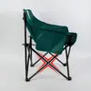 Cadeira Lunar Dobrável para Acampamento ao Ar Livre Portátil de Tecido Oxford Cadeira de Praia para Lazer Confortável Cadeira para Desenho Pesca Imprimível