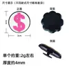 Diapositivas para Zapatos con Tema de Billetes Rosas Accesorios para Zapatos de Goma Blanda de PVC Hebillas para Zapatos Bolsas de Playa Hebillas Decorativas DIY Venta al por Mayor Transfronteriza
