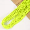 Banda elástica redonda de 0.8-2.0 mm, cordón elástico de látex colorido para joyería, manualidades hechas a mano y pulseras