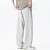 Pantalones de Seda de Hielo para Hombre Verano Nuevo Estilo Transpirables para Correr Pierna Recta Largos Pantalones Juveniles Deportivos Fitness Pantalones Casuales para Hombre