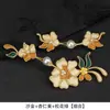 Botones de cheongsam de alta gama, botones de broche, botones florales duros de perla y osmanthus, chaleco vintage, accesorios decorativos para ropa Xiuhe