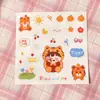 Versão coreana de adesivos infantis de desenhos animados fofos adesivos adesivos transparentes de PP sacolas criativas adesivos fofos para celular atacado