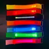 Brazalete de Malla LED para Brazo, Pulsera Deportiva LED Recargable para Correr y Ciclismo Nocturno, Equipo Reflectante, Fluorescente