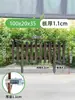 Valla de Madera Anticorrosión Valla de Jardín Patio Exterior Barandilla Blanca de Madera Barandilla Muro Valla Pequeña para Huerto Puerta Decorativa