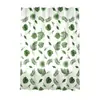 Cortina de Ducha Impermeable Transfronteriza de Amazon Resistente al Moho Espesada Peva Hoja Verde Baño Inodoro Cortina de Partición de Ducha Personalización