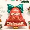 Nuevos Globos de Papel de Aluminio de Navidad Árbol de Navidad Grande Papá Noel Decoración Festiva Sala de Estar Decoraciones de Globos para Nochebuena