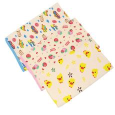 Cambiador de algodón con dibujos de pato amarillo, almohadilla impermeable, cambiador para cuna de bebé, almohadilla impermeable pequeña