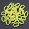 Hebilla de acrílico con apertura en forma de U, cadena color macarrón, cadena para mascarillas, accesorio de joyería para bolso DIY