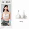 Ropa Interior Invisible de Micro-Moldeado Levantador 3.0 para Chicas, con Ondas Pequeñas, Escote en V, Levantador para Mujeres con Poco Busto, Sujetador Inalámbrico Push-Up