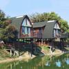 Hotel de Camping de Lujo al Aire Libre, Cabaña Triangular de Madera de Moda, Casa Móvil de Madera Maciza, Patio, Zona Escénica, Casa del Árbol en el Bosque