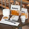 Paper Butler Serie de Celebridades de Internet Empaque para Hornear Bolsa para Empaque de Tostadas Bolsa para Pan Caja de Empaque para Postres Cajas para Pasteles de 23 pulgadas