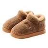 Pantuflas de Algodón para Mujer Invierno 2026 Estilo Nuevo para Interiores Casa Suela Gruesa que Aumenta la Altura Felpa Cálida Zapatos de Maternidad para Mujer