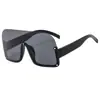 Venta Directa de Fábrica Estilo Tiktok Montura Media de Moda Multicolores Pieza Única Gafas de Sol Estilo Gafas Transfronterizas Europeas y Americanas