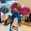 Origen y suministro: Globos de Papel de Aluminio con Forma de Dibujos Animados, Globos de Papel de Aluminio Promocionales de Limpieza de Calles, Globos Inflables Macaron