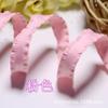 Set de Diadema con Falda Plisada de Auricularia de Color Caramelo Estilo Coreano de 1 cm Set de Tela Enrollada