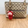 Bolsa de Feltro de Lã do Nepal Pingente Pequeno de Feltro Chaveiro de Ovelhinha Fofa Brincadeira com Agulha Perfurada Boneca Presente