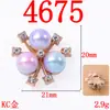En stock venta al por mayor accesorios de aleación accesorios para el cabello diy corsage Flor de Perla Corazón material nupcial jeje grupo de ropa ventilador accesorios hechos a mano