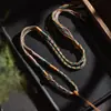 Cordón para Colgante Estilo Tíbet Collar de las Cinco Deidades de la Riqueza Cordón para Colgante de Tántrica Accesorios Budistas Cordón para Colgar Collar para Hombres y Mujeres Cordón Trenzado
