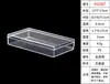 Caja Plástica Rectangular Transparente Caja Plástica Pequeña Caja de Empaque para Bastoncillos de Algodón Organizador de Almacenamiento de Objetos Pequeños con Tapa Ps Caja Pequeña Venta al por Mayor