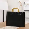 Bolsa de compras para roupas shopping center sacola de presente de compras loja de roupas moda bolsa de compras de plástico sacola de compras logo estampado