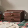 [Al Por Mayor] Gabinete de Almacenamiento de Escritorio Retro para Cosméticos, Bocadillos, Artículos Varios, Juegos de Té, Tazas de Té y Aparador de Almacenamiento Multicapa