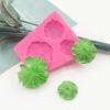 Ventas Directas de Fábrica Molde de Silicona de Hoja de Loto de Tres Piezas Fondant Chocolate Pastel Herramientas para Hornear Adornos Molde Decorativo
