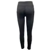 Leggings Deportivos de Yoga Shein Primavera/Verano con Malla Lateral de Terciopelo y Bolsillo Transparente para Mujer de Cintura Alta Ajustados de Nueve Puntos