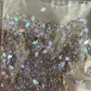 Celebridades da Internet Explosões Fantasma da Ópera Roxo tamanho pequeno Formato Plano Diamante Super Brilhante Diamante Aurora Decoração de Unhas com Pedras Strass